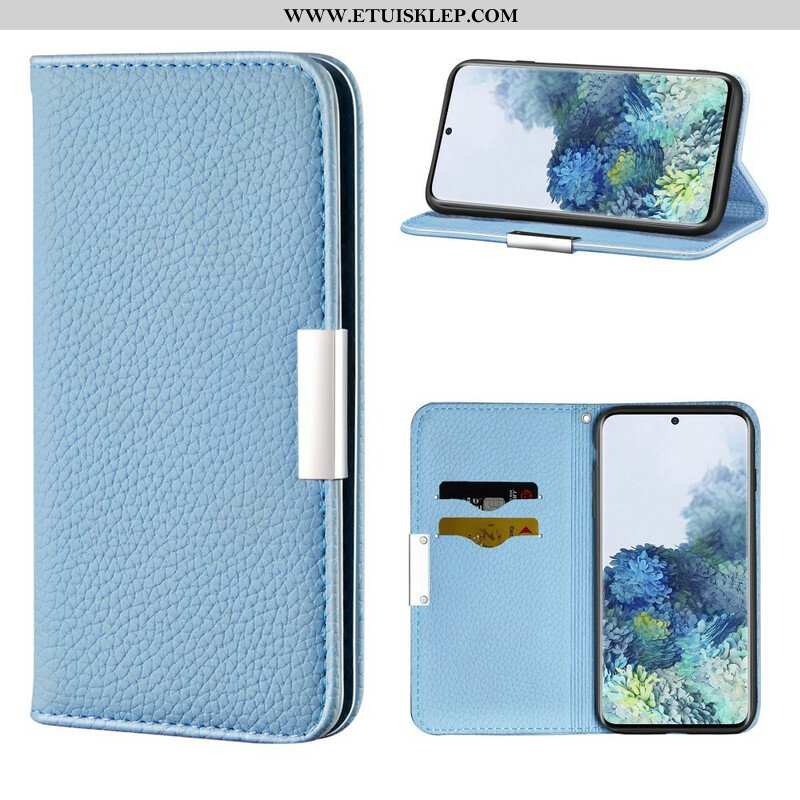 Etui Na Telefon do Samsung Galaxy S21 5G Etui Folio Liczi Ze Sztucznej Skóry Ultra Szykowny